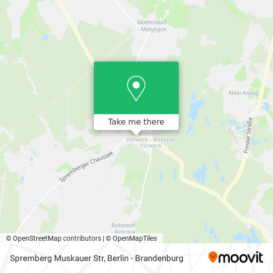 Карта Spremberg Muskauer Str
