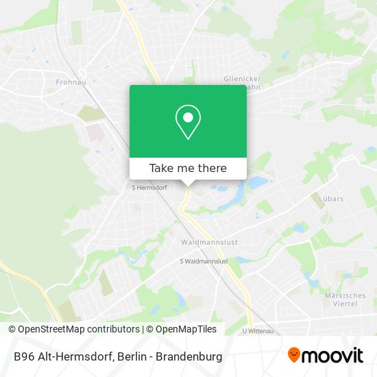 B96 Alt-Hermsdorf map