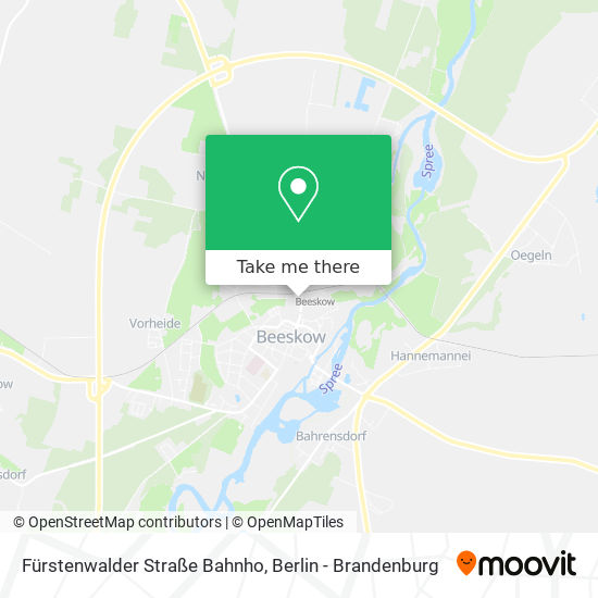 Fürstenwalder Straße Bahnho map