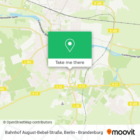 Bahnhof August-Bebel-Straße map