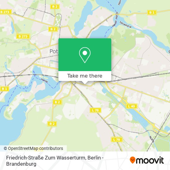 Friedrich-Straße Zum Wasserturm map