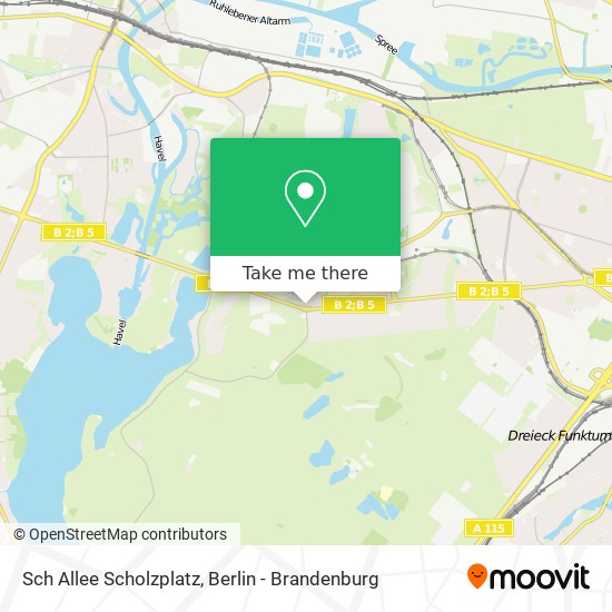 Sch Allee Scholzplatz map