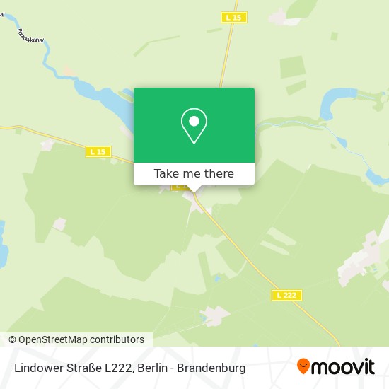 Lindower Straße L222 map