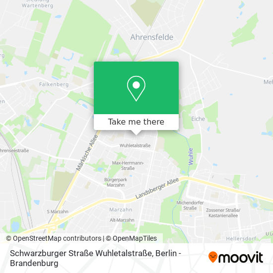 Schwarzburger Straße Wuhletalstraße map