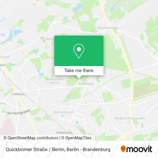 Карта Quickborner Straße / Berlin