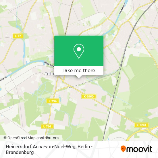 Heinersdorf Anna-von-Noel-Weg map