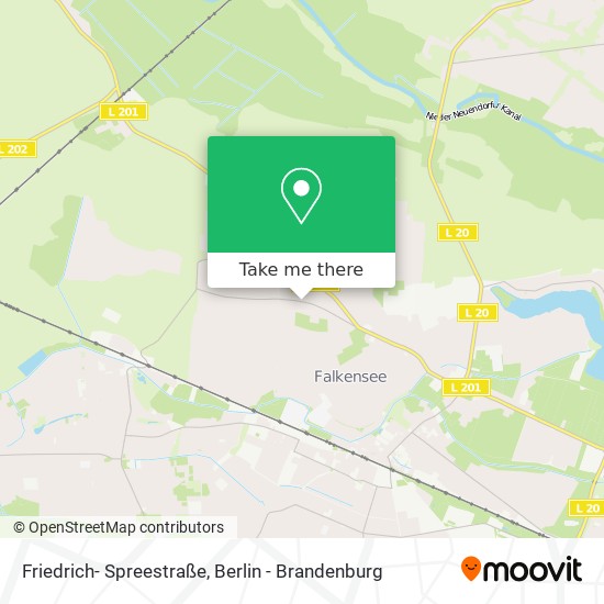 Карта Friedrich- Spreestraße
