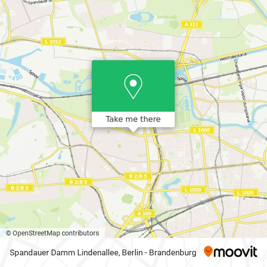 Spandauer Damm Lindenallee map