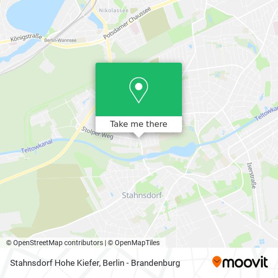 Stahnsdorf Hohe Kiefer map