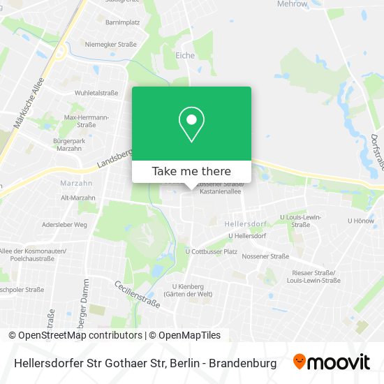 Карта Hellersdorfer Str Gothaer Str