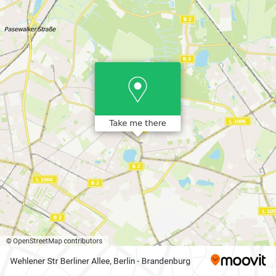 Карта Wehlener Str Berliner Allee