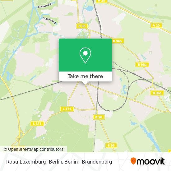 Rosa-Luxemburg- Berlin map