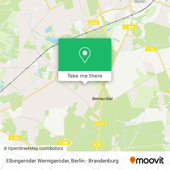 Elbingeroder Wernigeroder map