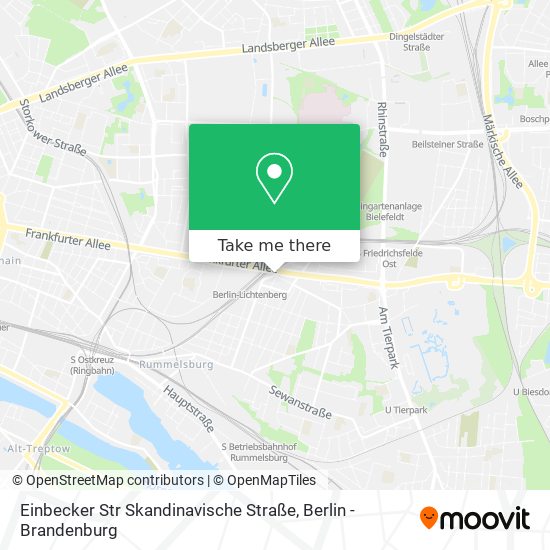 Карта Einbecker Str Skandinavische Straße