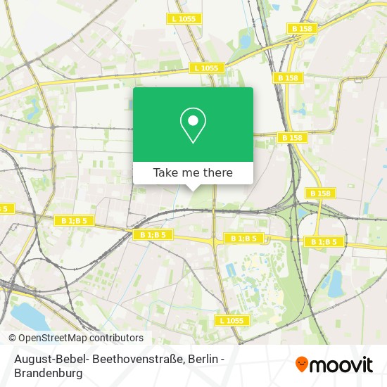 August-Bebel- Beethovenstraße map