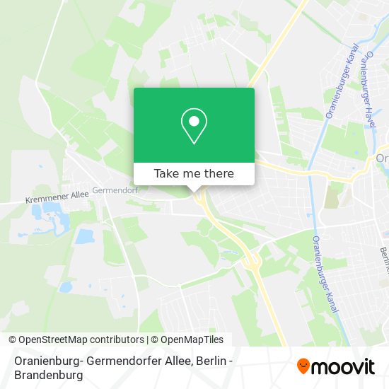 Oranienburg- Germendorfer Allee map