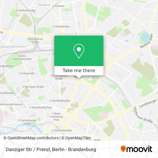 Danziger Str / Prenzl map
