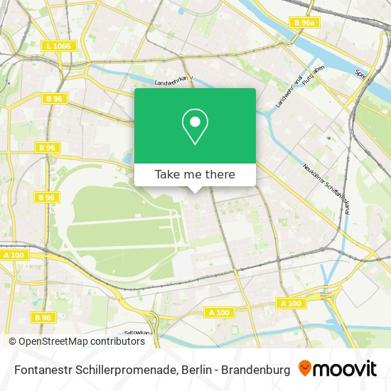 Fontanestr Schillerpromenade map