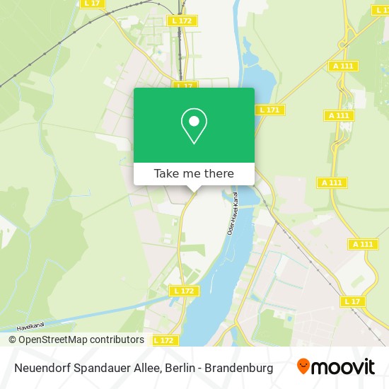 Neuendorf Spandauer Allee map