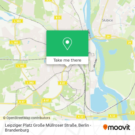 Leipziger Platz Große Müllroser Straße map