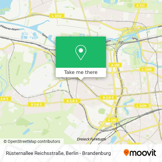 Карта Rüsternallee Reichsstraße