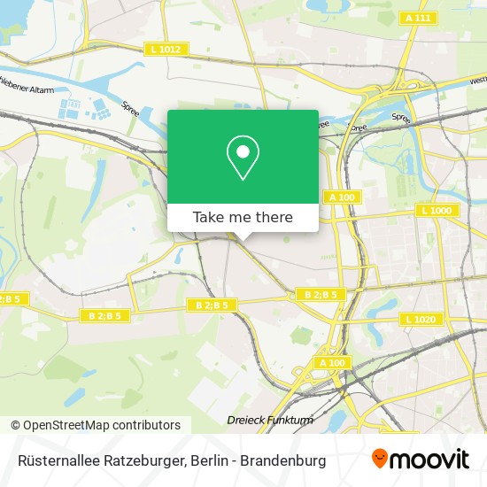 Rüsternallee Ratzeburger map