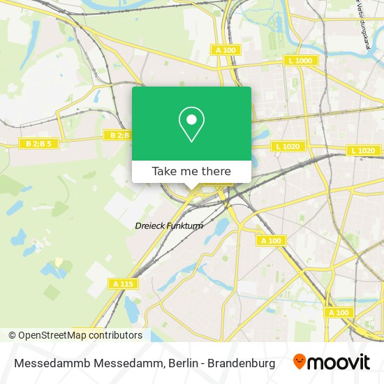 Карта Messedammb Messedamm