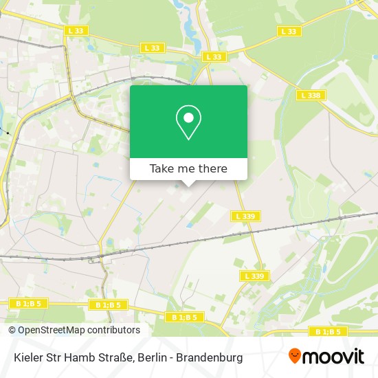 Карта Kieler Str Hamb Straße