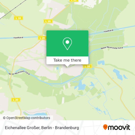 Eichenallee Großer map