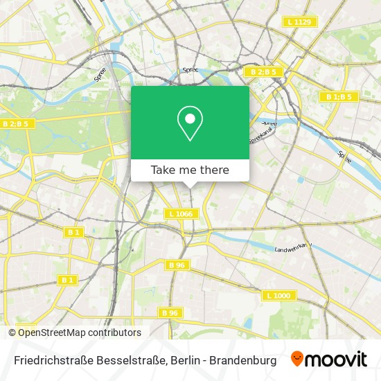 Friedrichstraße Besselstraße map