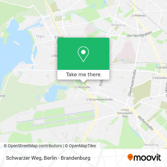 Schwarzer Weg map