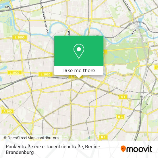 Rankestraße ecke Tauentzienstraße map