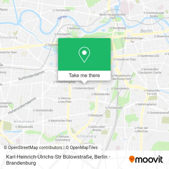 Карта Karl-Heinrich-Ulrichs-Str Bülowstraße