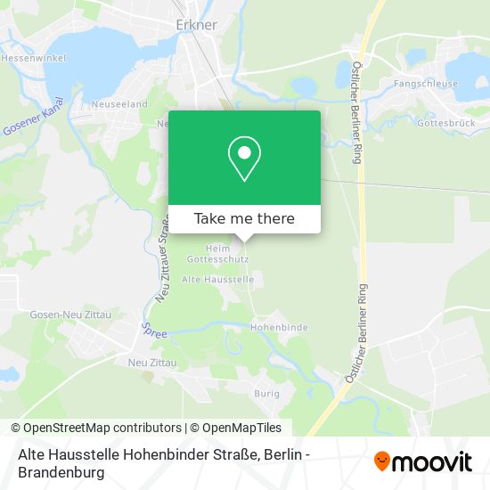 Alte Hausstelle Hohenbinder Straße map