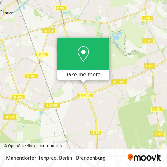 Mariendorfer Ifenpfad map