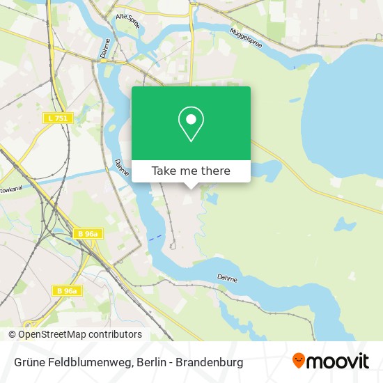 Карта Grüne Feldblumenweg