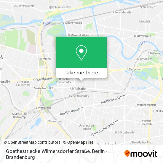 Goethestr ecke Wilmersdorfer Straße map