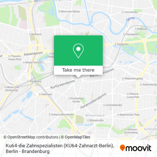 Ku64-die Zahnspezialisten (KU64-Zahnarzt-Berlin) map