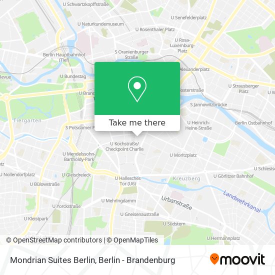 Mondrian Suites Berlin map
