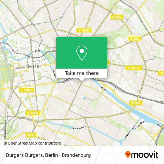 Карта Burgers Burgers