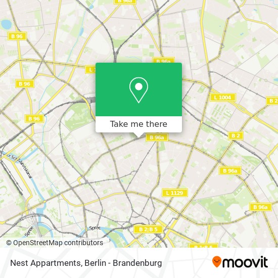 Nest Appartments map