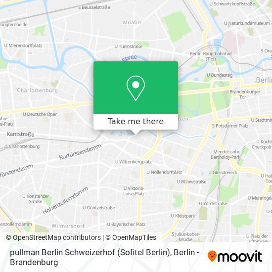 Карта pullman Berlin Schweizerhof (Sofitel Berlin)