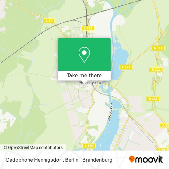 Dadophone Hennigsdorf map