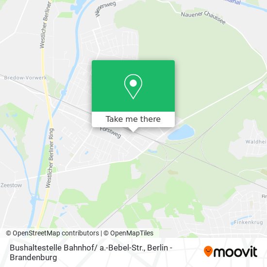 Bushaltestelle Bahnhof/ a.-Bebel-Str. map