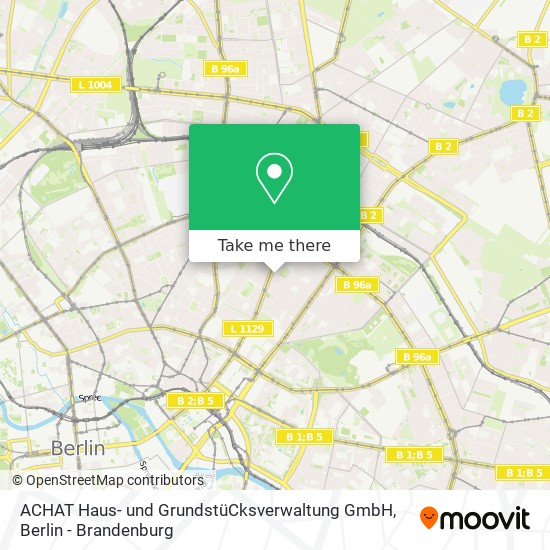 Карта ACHAT Haus- und GrundstüCksverwaltung GmbH