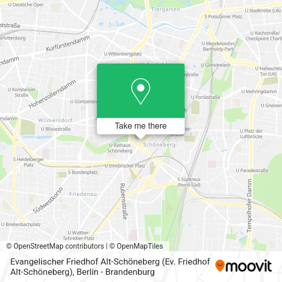 Карта Evangelischer Friedhof Alt-Schöneberg