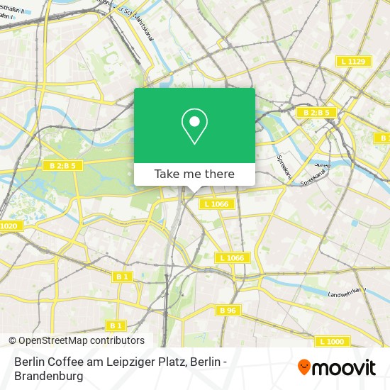 Berlin Coffee am Leipziger Platz map