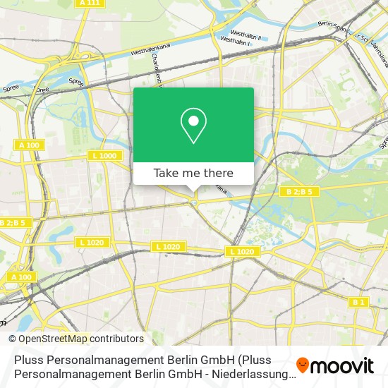 Карта Pluss Personalmanagement Berlin GmbH