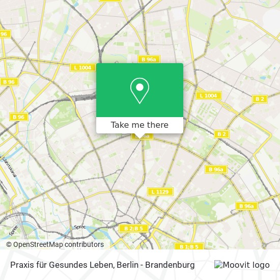 Praxis für Gesundes Leben map