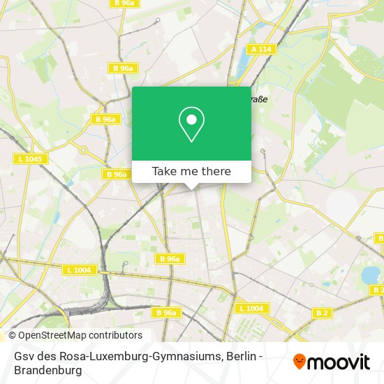 Карта Gsv des Rosa-Luxemburg-Gymnasiums